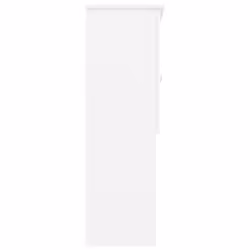 vidaXL Dresser Top Wooden Kitchen Shelf Top for Highboard ALTA Solid Wood Pine - white - Additional view 5