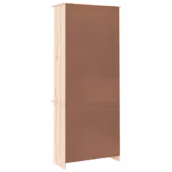 vidaXL Glass Display Cabinet Bookcase Kitchen Cupboard ALTA Solid Wood Pine - brown - Additional view 5