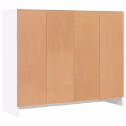 vidaXL Sideboard Storage Cabinet Side Board Highboard Cupboard Engineered Wood - white - Additional view 7