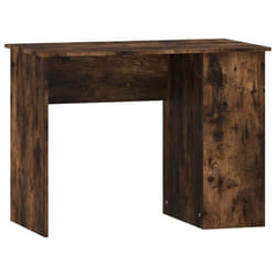 vidaXL Desk Office Computer Desk Study Desk Writing Table Engineered Wood - smoked oak