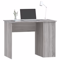 vidaXL Desk Office Computer Desk Study Desk Writing Table Engineered Wood - grey sonoma