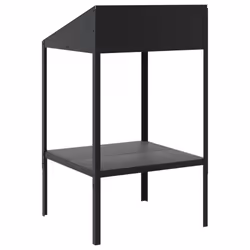 vidaXL Plant Stand Plant Pot Stand Plant Holder Anthracite Galvanised Steel - 56.5 x 54.5 x 100 cm - Additional view 4
