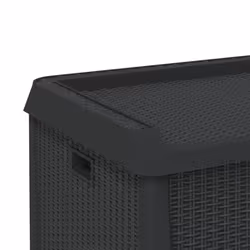 vidaXL Garden Storage Box Outdoor Storage Box Blanket Box Anthracite 125 L PP - Additional view 8
