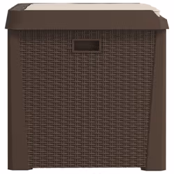 vidaXL Garden Storage Box Outdoor Storage Box Tool Chest Blanket Box 125 L PP - with cushions - Additional view 6