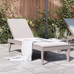 VidaXL 364216 outdoor chair Lounge Polypropylene (PP) Cappuccino
