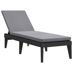 VidaXL 364223 outdoor chair Lounge Padded seat Polypropylene (PP) Anthracite
