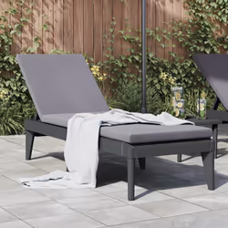 VidaXL 364223 outdoor chair Lounge Padded seat Polypropylene (PP) Anthracite