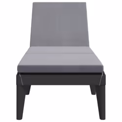 VidaXL 364223 outdoor chair Lounge Padded seat Polypropylene (PP) Anthracite - Additional view 4