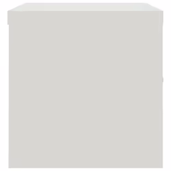 vidaXL Office Cabinet Steel Filing Storage File Cabinet Cupboard Under Desk - light grey, 90 x 40 x 40 cm - Additional view 4