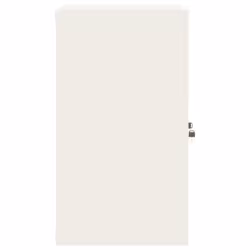 vidaXL Office Cabinet Steel Filing Storage File Cabinet Cupboard Under Desk - white, 90 x 40 x 70 cm - Additional view 4