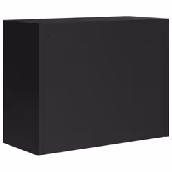 vidaXL Office Cabinet Steel Filing Storage File Cabinet Cupboard Under Desk - black, 90 x 40 x 70 cm - Additional view 5