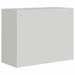 vidaXL Office Cabinet Steel Filing Storage File Cabinet Cupboard Under Desk - light grey and blue, 90 x 40 x 70 cm - Additional view 5