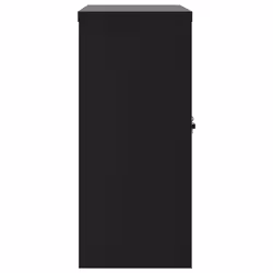 vidaXL Office Cabinet Steel Filing Storage File Cabinet Cupboard Under Desk - black, 90 x 40 x 90 cm - Additional view 6