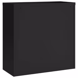 vidaXL Office Cabinet Steel Filing Storage File Cabinet Cupboard Under Desk - black, 90 x 40 x 90 cm - Additional view 7