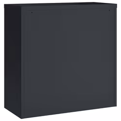 vidaXL Office Cabinet Steel Filing Storage File Cabinet Cupboard Under Desk - anthracite, 90 x 40 x 90 cm - Additional view 7