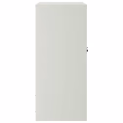 vidaXL File Cabinet Locking Storage Cabinet Filing Cabinet Light Grey Steel