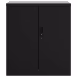vidaXL File Cabinet Locking Office Storage Cabinet Filing Cabinet Black Steel - Additional view 9