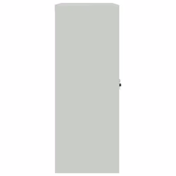 vidaXL Office Cabinet Steel Filing Storage File Cabinet Cupboard Under Desk - light grey, 90 x 40 x 105 cm - Additional view 4
