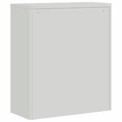 vidaXL Office Cabinet Steel Filing Storage File Cabinet Cupboard Under Desk - light grey, 90 x 40 x 105 cm - Additional view 5
