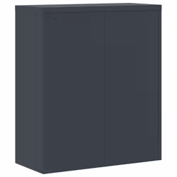 vidaXL Office Cabinet Steel Filing Storage File Cabinet Cupboard Under Desk - anthracite, 90 x 40 x 105 cm - Additional view 5