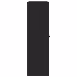 vidaXL Office Cabinet Steel Filing Storage File Cabinet Cupboard Under Desk - black, 90 x 40 x 140 cm - Additional view 4