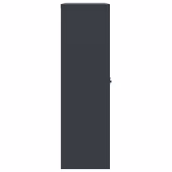 vidaXL Office Cabinet Steel Filing Storage File Cabinet Cupboard Under Desk - anthracite, 90 x 40 x 140 cm - Additional view 4
