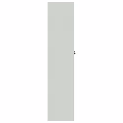vidaXL Office Cabinet Steel Filing Storage File Cabinet Cupboard Under Desk - light grey, 90 x 40 x 180 cm - Additional view 5