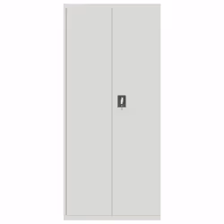 vidaXL Office Cabinet Steel Filing Storage File Cabinet Cupboard Under Desk - light grey, 90 x 40 x 200 cm - Additional view 4