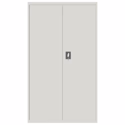 vidaXL File Cabinet Locking Storage Cabinet Filing Cabinet Light Grey Steel - Additional view 6