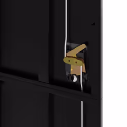 vidaXL File Cabinet Locking Office Storage Cabinet Filing Cabinet Black Steel - Additional view 8