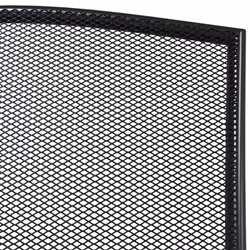 vidaXL Garden Dining Set Outdoor Table and Chair Armchairs Anthracite Steel - 165 cm table length/ 7 piece - Additional view 5