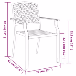 vidaXL Garden Dining Set Outdoor Dining Table and Chairs Solid Wood Acacia - 100 cm table length/ 5 piece