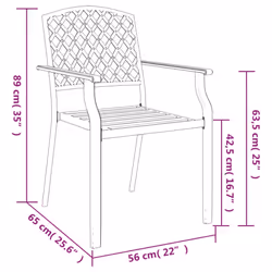 vidaXL Garden Dining Set Outdoor Dining Table and Chairs Solid Wood Acacia - 110 cm table length/ 5 piece