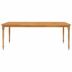 vidaXL Batavia Table Outdoor Table Decor Garden Dining Table Solid Wood Teak