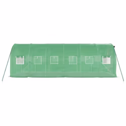vidaXL Greenhouse Walk in Greenhouse with Steel Frame Patio Outdoor Grow House - green, 6 x 2 x 2 m - Additional view 4