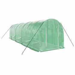 vidaXL Greenhouse Walk in Greenhouse with Steel Frame Patio Outdoor Grow House - 8 x 2 x 2 m - Additional view 2