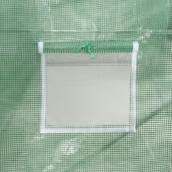 vidaXL Greenhouse Walk in Greenhouse with Steel Frame Patio Outdoor Grow House - green, 10 x 2 x 2 m - Additional view 9