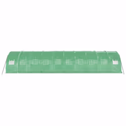 vidaXL Greenhouse Plant House with Steel Frame Polytunnel Greenhouse White - green, 10 x 3 x 2 m - Additional view 4