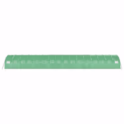 vidaXL Greenhouse Plant House with Steel Frame Polytunnel Greenhouse White - green, 16 x 3 x 2 m - Additional view 4