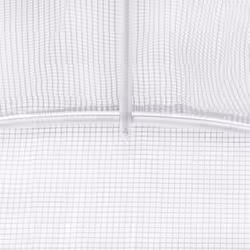 vidaXL Greenhouse Plant House with Steel Frame Polytunnel Greenhouse White - white, 14 x 3 x 2 m - Additional view 8