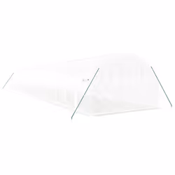 vidaXL Greenhouse Plant House with Steel Frame Polytunnel Greenhouse White - white, 16 x 3 x 2 m - Additional view 5