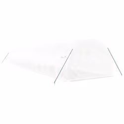 vidaXL Greenhouse Plant House with Steel Frame Polytunnel Greenhouse White - white, 18 x 3 x 2 m - Additional view 5