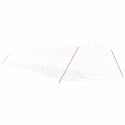vidaXL Greenhouse Plant House with Steel Frame Polytunnel Greenhouse White - white, 20 x 3 x 2 m - Additional view 2