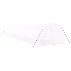 vidaXL Greenhouse Plant House with Steel Frame Polytunnel Greenhouse White - white, 20 x 3 x 2 m - Additional view 5