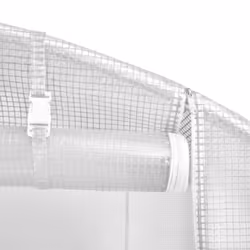 vidaXL Greenhouse Plant House with Steel Frame Polytunnel Greenhouse White - white, 20 x 3 x 2 m - Additional view 7