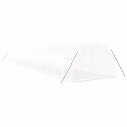 vidaXL Greenhouse Plant House with Steel Frame Polytunnel Greenhouse White - white, 22 x 3 x 2 m - Additional view 5