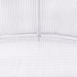 vidaXL Greenhouse Plant House with Steel Frame Polytunnel Greenhouse White - white, 22 x 3 x 2 m - Additional view 8