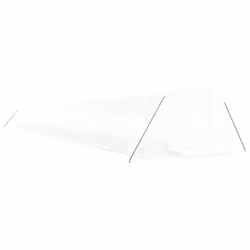vidaXL Greenhouse Plant House with Steel Frame Polytunnel Greenhouse White - white, 24 x 3 x 2 m