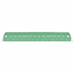 vidaXL Greenhouse Plant House with Steel Frame Polytunnel Greenhouse White - green, 14 x 4 x 2 m - Additional view 4