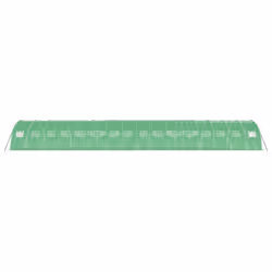 vidaXL Greenhouse Plant House with Steel Frame Polytunnel Greenhouse White - green, 16 x 4 x 2 m - Additional view 4